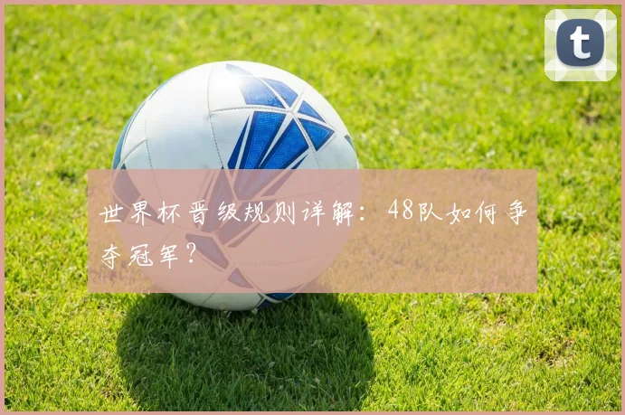 世界杯晋级规则详解：48队如何争夺冠军？